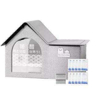 Maison De Refroidissement pour Chat, Maison Chat Fraicheur, Maison De Refroidissement pour Animaux De Compagnie, Maison De Refroidissement De Chien De Maison De Chien Climatisée Pliable (tomantle, neuf)
