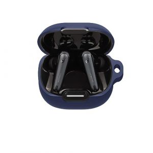 FTRONGRT Housse en Silicone pour &Eacute;couteurs Bluetooth pour Anker Soundcore Liberty 4 NC Coque, Antichoc, Housse de Transport Compatible Anker Soundcore Liberty 4 NC &Eacute;couteur Bluetooth.Bleu Marin (FTRONGRT, neuf)