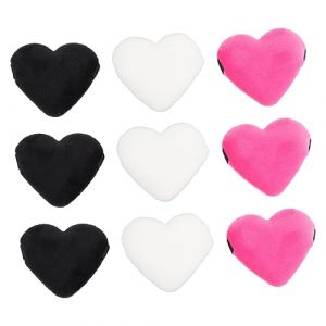 BELLIFFY 9pi&egrave;ces &Eacute;ponge Pour Maquillage Houppette Fond De Teint Outils Cosm&eacute;tiques Et Respirants Pour Et Isolante Noir Blanc Rose (Hunation, neuf)
