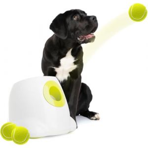 ALL FOR PAWS Hyperfetch Lanceur de Balles Automatique pour Chien– Machine à Lancer de balles Interactive avec 3 balles de Tennis (Lanceur de Balles Automatique en Grand Format) (ALL FOR PAWS - EU, neuf)