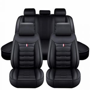 Housses de Siège de Voiture pour ?itr?en C Crosser 2007-2012,Ensemble de Housse de Siege Voiture en Simili-Cuir,Couvre Sieges pour Avant et Arrière (Kung Hei Fat Choy!, neuf)