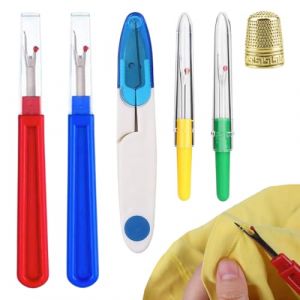 HABNI 6 Pièces Découseurs, Ensemble De Ciseaux De Couture Pour Travaux De Couture Et Outils D'Enlèvement Petit Ciseaux - Decoud Vite Pour Couture, Travaux Manuels, Travaux Manuels (XIANXIAN LI, neuf)