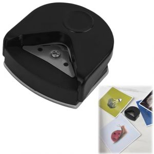 Perforatrice Coin Arrondi 4mm, Arrondisseur d'Angle Papier, Outil de Coupe DIY pour Scrapbooking, Création de Cartes, Albums, Étiquettes, Blanc, Haute Précision (QianGeShengXin, neuf)