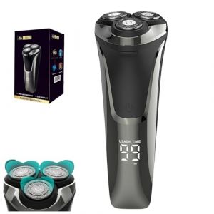 Oryzom V1 Pro Rasoir pour homme, étanche IPX7, étanche à l'eau et à sec, rechargeable, avec tondeuse pliable, pour un rasage de près et confortable (1 pièce) (KUANGZHI, neuf)