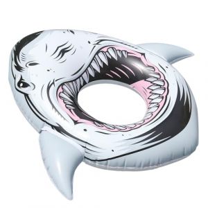 Flotteur gonflable en forme de requin pour piscine, fête, salon, jouets pour enfants, petit bouée de natation gonflable pour l'été, flotteurs de requin amusants (Kitery, neuf)