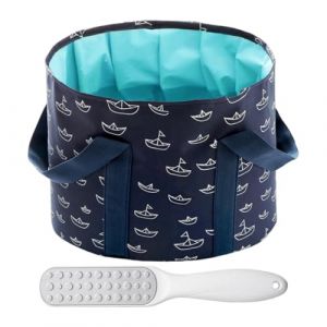 1 Bain De Pieds Pliant, 1 Lime &Agrave; Pieds, Bain De Pieds, Bain De Pieds, Bain De Pieds Pliant, Seau Portable (KE HONG LTD, neuf)