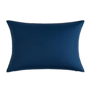 Housse Coussin Exterieur Impermeable, Housse Siège Canapé Protection Complète avec Fermeture Éclair, Amovibles Housse Assise Salon De Jardin Terrasse Caravane (Navy Blue,Pillowcase 30×50cm) (YUNDU, neuf)