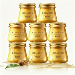 Lot de 8 cr&egrave;mes hydratantes &agrave; la bave d'escargot - L&eacute;g&egrave;res et hydratantes - Pour le visage - Avec bave d'escargot - Pour un r&eacute;sultat lisse - R&eacute;duit la s&eacute;cheresse et les ridules (一嗨购, neuf)