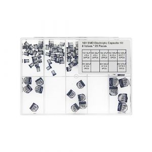 8 Valeurs total 95 Pièces 16V SMD Kit condensateur électrolytique 10uF 22uF 47uF 100uF 220uF 330uF 470uF 1000uF (ERIC ELECTRONICS TECHNOLOGY LIMITED, neuf)