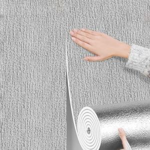 G&eacute;n&eacute;rique Papier Peint Isolant Thermique Autocollant 5 Mm, pour Murs Int&eacute;rieurs,Protection Contre Le Froid Et Les Moisissures, Isolation Thermique,Tapis Isolant pour Murs Humides,Gris,L10m W50cm (Z-XQ, neuf)