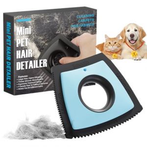 WhiffleTails Pro Épilateur de poils de chien pour voiture, outil d'épilation réutilisable pour la maison et le véhicule, idéal pour enlever les poils de chat pour tapis, tapis, canapés et literie pour (FidoFaveCleaning, neuf)