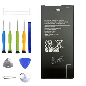 ERYNK Batterie de rechange pour Galaxy J6+ 2018 / Galaxy J4+ 2018 / Galaxy J7 Prime EB-BG610ABE pour SM-G610F, SM-G610Y, SM-J415F, SM-J415FN, SM-J610F, SM-J610G, SM-J610FN - Avec jeu d'outils (sunflowre, neuf)