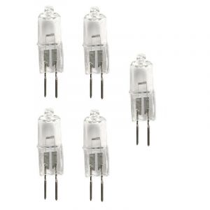 JZLBBC Lot De 5 Lampe Halogene Ampoules Halogènes Gy6.35/G6.35 24V 35W 50W 75W 100W 150W 250W Bi-Broches Blanc Chaud,35W (baihstor, neuf)