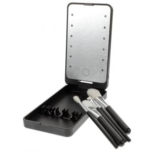 HONMEET Boîte De Rangement Pour Avec Miroir Led Malette De Beauté Pratique Et Idéale Pour à Main Table De Maquillage (ATriss, neuf)