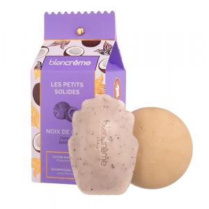 Blancr&egrave;me Berlingot Solide | Shampoing Solide + Savon Surgras | Parfum Noix de Coco (Blancr&egrave;me, neuf)