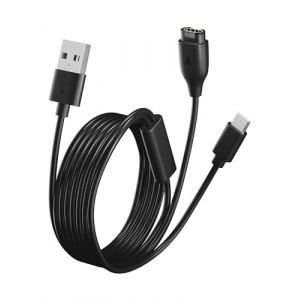 Bicmice C&acirc;ble de charge multiple pour Garmin Instinct Vivoactive Forerunner Venu Vivosmart Fenix GPS Smartwatch 2 en 1 C&acirc;ble de charge USB avec USB-C pour t&eacute;l&eacute;phones, tablettes, &eacute;couteurs, plusieurs (Bicmice, neuf)