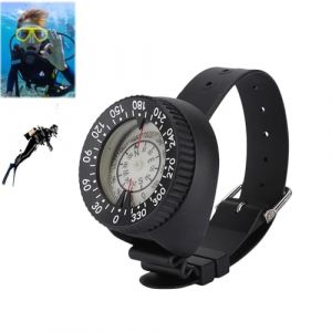 Hominas Boussole de Plong&eacute;e 50 m Boussole Calibration H&eacute;misph&egrave;re Sud sous Marine Nocturne &Eacute;tanche pour Une Utilisation en Ext&eacute;rieur Randonneurs Plongeurs (Mowingo, neuf)