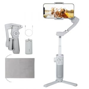 FeiyuTech Vimble 4 Stabilisateur Smartphone,Suivi 4.0 AI,Stabilisateur iPhone Pliable &agrave; 3 Axes pour VLOG,Reels,Youtube&TikTok,Live Stream,Compatible iPhone/Android,Barre d'extension Int&eacute;gr&eacute;e (FeiyuTech Stabilisateurs FR, neuf)