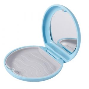 1 Pièce Boite Appareil Dentaire Boîte Gouttiere Dentier Boite Aligneur Boîte de Rangement pour Prothèses Boite Goutiere Dent Portable Etui pour Dentaires Facile à Nettoyer (Bleu) (YIN LIJUAN DE OUZHOU DIAN, neuf)