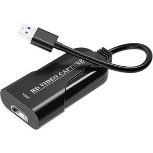 Carte de Capture vid&eacute;o, Carte de Capture Audio, Carte de Capture USB 3.0 4K HDMI Loop-Out, 1080P 60FPS Capture de Jeu vid&eacute;o pour Streaming, Jeux et Diffusion Xbox/PS4/PS5/OBS/PC (TECH COVER SRL, neuf)