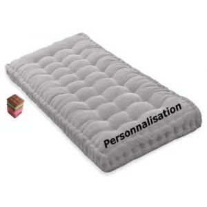 Matelas de Sol capitonné ou Coussin pour Banc de Jardin 1/2/3 Places, Banquette et Chaise Longue Palette, 170 cm, 180 cm, Coussin pour Banc 150 cm Exterieur Interieur sur Mesure(Light Gray 1d,100x40 c (sanroy, neuf)