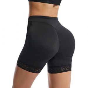 SUIUOI Femme Culotte Remonte Fesse Push Up,Culotte Gainante Taille Haute Contrôle Ventre Plat, Culotte Push Up Dentelle Remonte Fesses Ventre Plat Gainante Invisible Panty Butt Lifter Body Sculptant (YiWuShiQiTongDianZiShangWuShangHang, neuf)