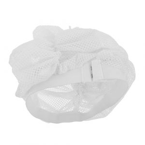 Didiseaon bande de curling sèche bonnet de bain bonnet de séchage des cheveux filet pour cheveux bonnet cheveux bouclés capuchon de sèche-cheveux capot diffuseur Tissu en maille blanche (Merkowski, neuf)