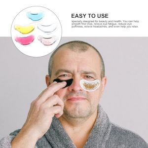 Homoyoyo Patchs Yeux 5 Pi&egrave;ces 6,5 Cm U-shape Multifonctionnels Pack De Gel R&eacute;utilisable Anti-gonflement Relaxation Hydratation Pour Femmes Usage Froid Et Chaud (HuanYH, neuf)