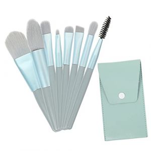 HAMPPLIES Kit De Pinceaux Cosmétiques Élégants Et Compacts Pour Voyage Maquillage De Jour Et Nuit Pinceaux Pour Paupières Et Lèvres Outils De Beauté Pratiques (Chfaan, neuf)