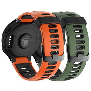 ANBEST Bracelet en Silicone pour Garmin Forerunner 735XT/Forerunner 235/220/230/620/630 Bracelet, Bande de Sport de Remplacement pour Approach S5/Approach S6 (ANBEST Store, neuf)