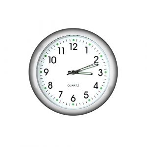 Stick On horloge de voiture analogique, mini mini lumineux voiture évent horloge tableau de bord montre bateau vélo Home (HsztmoUK, neuf)