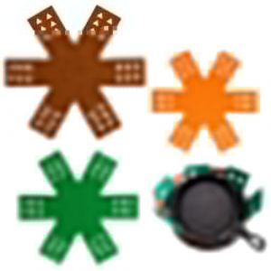 Lot de 6 Protège Poêles Séparateur de Casseroles, Protege Poele en Feutrine, 3 Tailles Différentes, Anti Rayures, Organisateurs, Protection (Joblida, neuf)