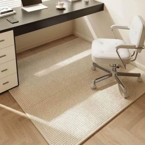 Surwin Tapis Chaise de Bureau, Tapis de Protection de Sol Antid&eacute;rapant pour Chaise de Bureau Gaming Rectangle Carr&eacute;, Prot&eacute;ger Les Carrelage et Parquet, pour Maison (Rayures,100x160cm) (Yiwin, neuf)