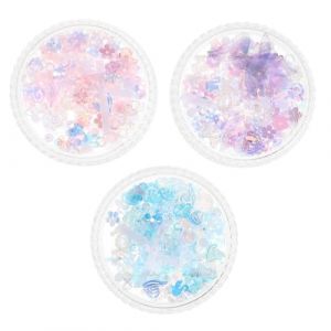 WRITWAA Bijoux De Maquillage à Dos Plat Décorations Pour Ongles Bijoux Pour Visage Pour Garçon Fille Accessoires Pour Fêtes Et Festivals (Saieli, neuf)