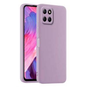 HULLIN Coque de T&eacute;l&eacute;phone en Silicone Color&eacute;e, Adapt&eacute;e &agrave; Honor 70 Lite 5G / Honor X8 5G / Honor X6 (6.5") - Herbe Violette (HULLIN, neuf)