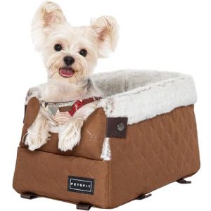 Petsfit Siège Auto pour Chat Chien, Panier Chat Voiture pour Petit Animal de Compagnie avec Crochets de Protection sûrs, Siège Auto de Voyage Amovible et Lavable pour Chien (Petsfit-UK, neuf)