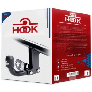 HOOK Nouveau attelage Rigide Fixe Compatible avec Dacia Duster I 11.2013-2017 avec Faisceau &eacute;lectrique Universel 7-Broches (DGHSystem, neuf)