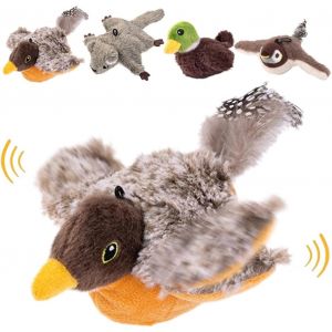 G&eacute;n&eacute;rique Jouet Chat Interactif, Jouet pour Chat Oiseau Gazouillant,Oiseau pour Chat, Jouet pour Chat en Forme D'oiseau, Jouet en Peluche pour Chat pour Chat Jouet pour Chat Chantant (Coucou) (Tianyue168, neuf)