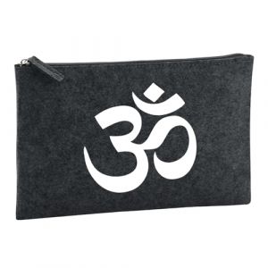 Huuraa trousse de toilette Om Trousse de toilette cadeau en feutre anthracite 1 litre Om Pr&eacute;sent (Hellweg Handelsbetrieb Soest, neuf)