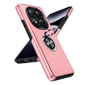 LeYi Coque pour Xiaomi Redmi Note 14 Pro 5G / 4G / 14 Pro Plus 5G &Eacute;tuis, T&eacute;l&eacute;phone Portable Xaomi TPU Etui, Protection 512 Go Smartphone Silicone Incassable Antichoc Invisible Anneau Housse - Rose (MELLOW TRADING LTD, neuf)