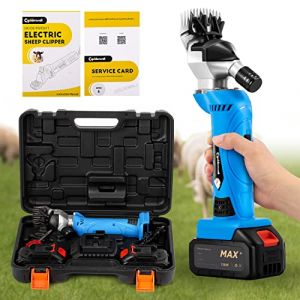 CGOLDENWALL Tondeuse &agrave; Mouton &Eacute;lectriques Professionnels Sans Fil 550w 2400rpm, Avec 2 Pcs Batterie Lithium Rechargeable, Tondeuse &agrave; 6 Vitesses Pour Le B&eacute;tail Pour Moutons, Alpagas Et Ch&egrave;vres (Cgoldenwall  Store, neuf)