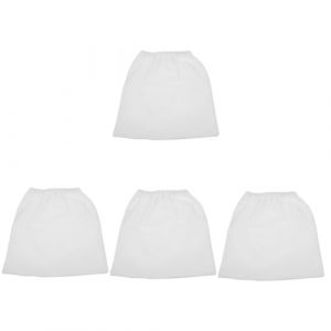 Beaupretty 4 Pièces à poussière pour nail art litiere trash pack à outils collecteur de poussière sacs d'aspirateur à ongles en tissu blanche (lorianca, neuf)