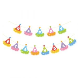 DLPRK HAPPY BIRTHDAY Bannière, Banderole Joyeux Anniversaire, Décoration de Bricolage Drapeau, Decoration Anniversaire, Deco Anniversaire, pour Mariage Baptême Fête et Vacances (YANG  LANCHUN UK STORE, neuf)