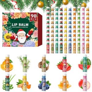 Baume &agrave; l&egrave;vres hydratant - Ensemble de b&acirc;tons nourrissants &eacute;mollients 90 pi&egrave;ces, hydratant protecteur pour les l&egrave;vres, routine non collante pour les femmes et les hommes | Rendez-vous de f&ecirc;te (jiakrn, neuf)