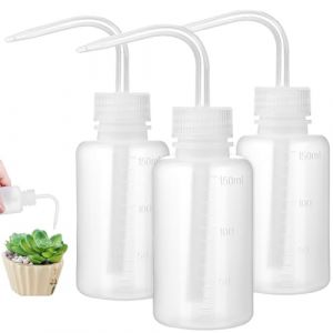 GLEAVI Pissette – 3 Bouteilles De Sécurité De 150 Ml Outils D'arrosage Plastique Économique À Presser Avec Des Étiquettes À Bouche Étroite Pour Le Nettoyage Succulent. (Davodes, neuf)
