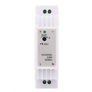 DR-15-12 AC/DC 12V 1.25A 15W Rail d'Alimentation à Sortie Unique sur Rail DIN Alimentations Industrielles Contrôle PWM(DR-15-12) (nineoneeu, neuf)