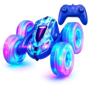 NLMWTI Voiture T&eacute;l&eacute;command&eacute;e Enfant, 360&deg; Rotation Voiture T&eacute;l&eacute;command&eacute;e Monster Truck, Mini RC Stunt Car 2.4GHz RC Radiocommandee Jeux Ext&eacute;rieur Jouet Cadeau pour Gar&ccedil;on Fille 3+ Ans (BEST COMMERCE S.R.L., neuf)