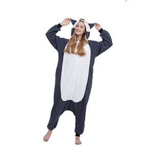 SimZoo Animal One Piece Pyjama pour Adultes, Costume De LéMurien VêTements De Nuit pour Hommes Femmes, One Piece Unisex Home Wear (Futurarea, neuf)