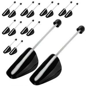 UCAMP Lot de 8 Paires Embauchoirs en Plastique - Embauchoirs Chaussures Avec Ressort Spirale,Forme Chaussure,D'embauchoirs en Plastique à Longueur Réglable Taille Homme, 38 À 47, Noir (STORE OLAN DANIEL S.R.L., neuf)