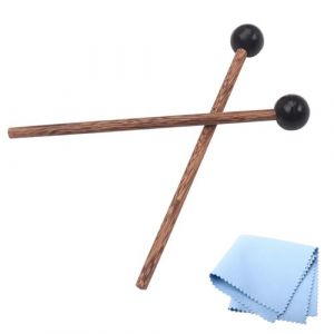 22CM Maillets de Xylophone,Tambour Maillet en Caoutchouc,Bâton de Tambour avec Manche en Bois,Bâton de Tambour à Tête Ronde pour Batteurs et Pratiquants D'enfants (LEdoudouLE, neuf)